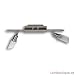 Paulmann 2er-Wandleuchte/Deckenleuchte Jutta 2x40W G9 nickel/Glas