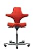 HAG Capisco - Saddle Seat with Back (Black Fabric)