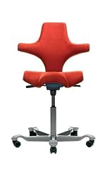 HAG Capisco - Saddle Seat with Back (Black Fabric)