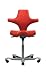 HAG Capisco - Saddle Seat with Back (Black Fabric)