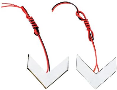 favoyork One Pair Yellow 14-SMD Side Mirror LED Turn Signal Arrows Lights Rear View Mirror Indicator