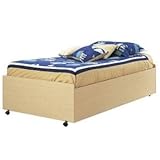 South Shore Shaker Natural Maple Loft Lower Bunk On Casters 2713082
