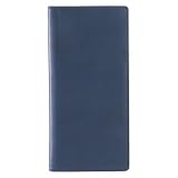 Man-Made Leather Passport Ticket Holder Color: Blue