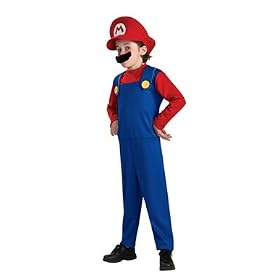 Super Mario Plumber Kids Halloween Costume