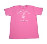 ハワイTシャツ ナメアハワイ Hula Girl ピンク-レディースF