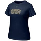 Nike Milwaukee Brewers Ladies Navy Blue Arch Crew T-shirt