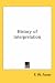 Books : History of Interpretation