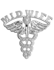 NursingPin - Midwife Graduation Pin in Sterling Silver