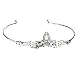 Rhodium Crystal Trinity Knot Tiara - Made in Ireland