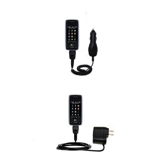 Essential Kit for the Verizon Voyager - includes Car and Wall Charger with Rapid Charge Technology - Gomadic Brand w/ TipExchange Technology