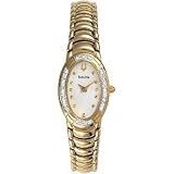 Bulova Watches, Bulova Ladies' Diamonds Gold Tone Diamond Bezel Ladies Watch by Bulova