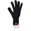 HSI Professional Heat Resistant Glove for Curling and flat iron. Black and red