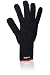 HSI PROFESSIONAL Heat Resistant Glove for Curling and flat iron. Black and red