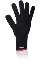 HSI PROFESSIONAL Heat Resistant Glove for Curling and flat iron. Black and red