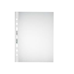 Herlitz 10468585 Prospekth�lle A5 Standard genarbt, 100er Packung, PP, 0,055 mm, transparent