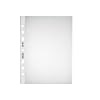Herlitz 10468585 Prospekth�lle A5 Standard genarbt, 100er Packung, PP, 0,055 mm, transparent
