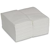 2dayShip Cloth-like Guest Towels 12 X 17 White Disposable Hand Napkins - 100 Pack