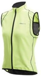 Craft Women's Performance Bike Light Vest (Medium, Yellow)