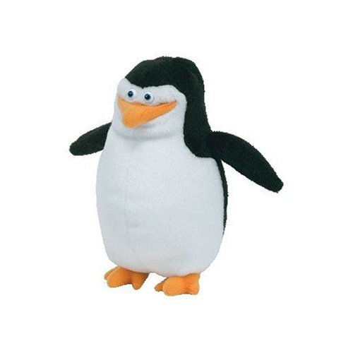 Childrens Toyshop  Toys : TY Beanie Baby - SKIPPER the Penguin (Madagascar Movie Beanie)