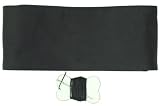 Genuine Black Leather Lace Up Steering Wheel Cover