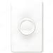 Lutron D-600R-WH, Single Pole 600 Watt Incand Light Dimmer, White