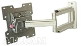 Electronics : LCD107 15"-37" LCD TV Wall Mount Bracket Swivel Arms Tilt VESA 200 w/ Cable Management