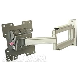 Allcam LCD107 Universal 19" 22" 24" 26" 32" 37" LCD TV Wall Mount Bracket Swivel Arms Tilt VESA 200 Light Weight Quality Alu-aloy