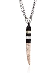 Deanna Hamro Atelier Double Row Fancy Baguette Spike Claw Chain Necklace