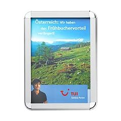 Plakatwechselrahmen, runde Ecken, DIN A4