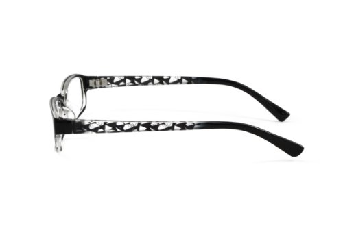EyeBuyExpress Black Full Frame Rectangle Reading Glasses