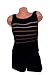 Longitude Swimwear PLUS SIZE On the Line 2-Piece Jogger Skortini Style Swimsuit RETAI...