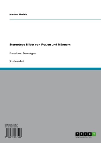 Stereotype Bilder von Frauen und Männern: Erwerb von Stereotypen (German Edition)