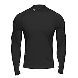 Men's Under Armour Tech Longsleeve Mock Turtleneck Top - Black