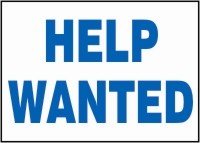Cover image : EMPLOYMENT SIGNS HELP WANTED 10