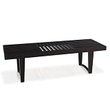 Avenue Six 018011 Boulevard Slat Bench - Espresso