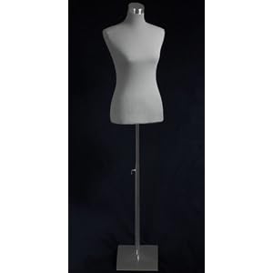 LOYWE Schneiderpuppe Damenbüste Büste Torso Gr.36/38 | LW6020 Weiß