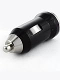 Navitech petit chargeur allume-cigare USB 2.0 et 3.0 noir, convient pour tous les lecteurs MP3 et MP4 et smartphones tels que le HTC HD7, HTC Desire HD, Desire, Desire Z, Wildfire , Legend , Mozart, Trophy