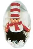 Cat In The Hat Baby Hat & Bib