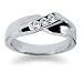 0.21 ctw. Men's Round Diamond Wedding Band in Platinum