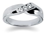 0.21 ctw. Men's Round Diamond Wedding Band in Platinum