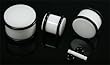 UV White Color Plugs 6g - Sold as Pair