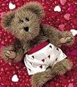 Boyds Valentine Bear Macho Z Hearthrob #82017