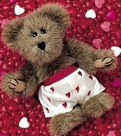 Boyds Valentine Bear Macho Z Hearthrob #82017