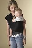 HotSlings Stretch Baby Pouch Black Size 3