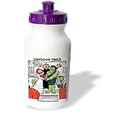 Londons Times Funny Music Cartoons - Green Giant s Wedding - Water Bottles