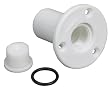 Moeller Boat Transom Drain Tube with Pipe Plug