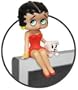 Betty Boop Computer Sitter