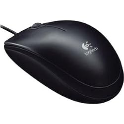 Logitech 3-Button USB Optical Wheel Mouse - Black