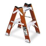 Werner T6202 2-Foot 300-Pound Duty Rating Fiberglass Twin Step Stool