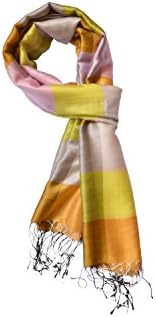 PO Thailand Women's Fashion Long Shawl Thai Fabric Cloth Large Scarf